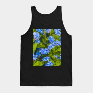 Forget-me-not, blue, tender flowers Tank Top